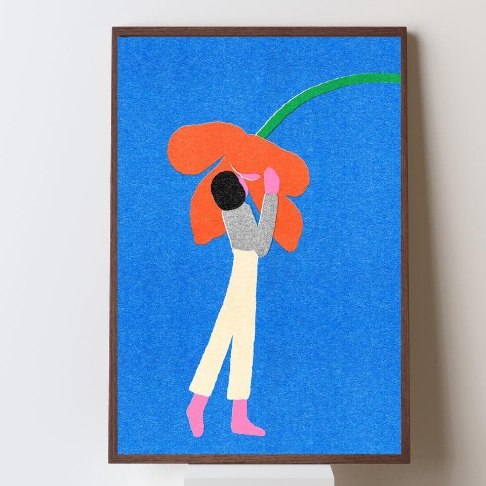 Flower Girl Art Print 12 F65c