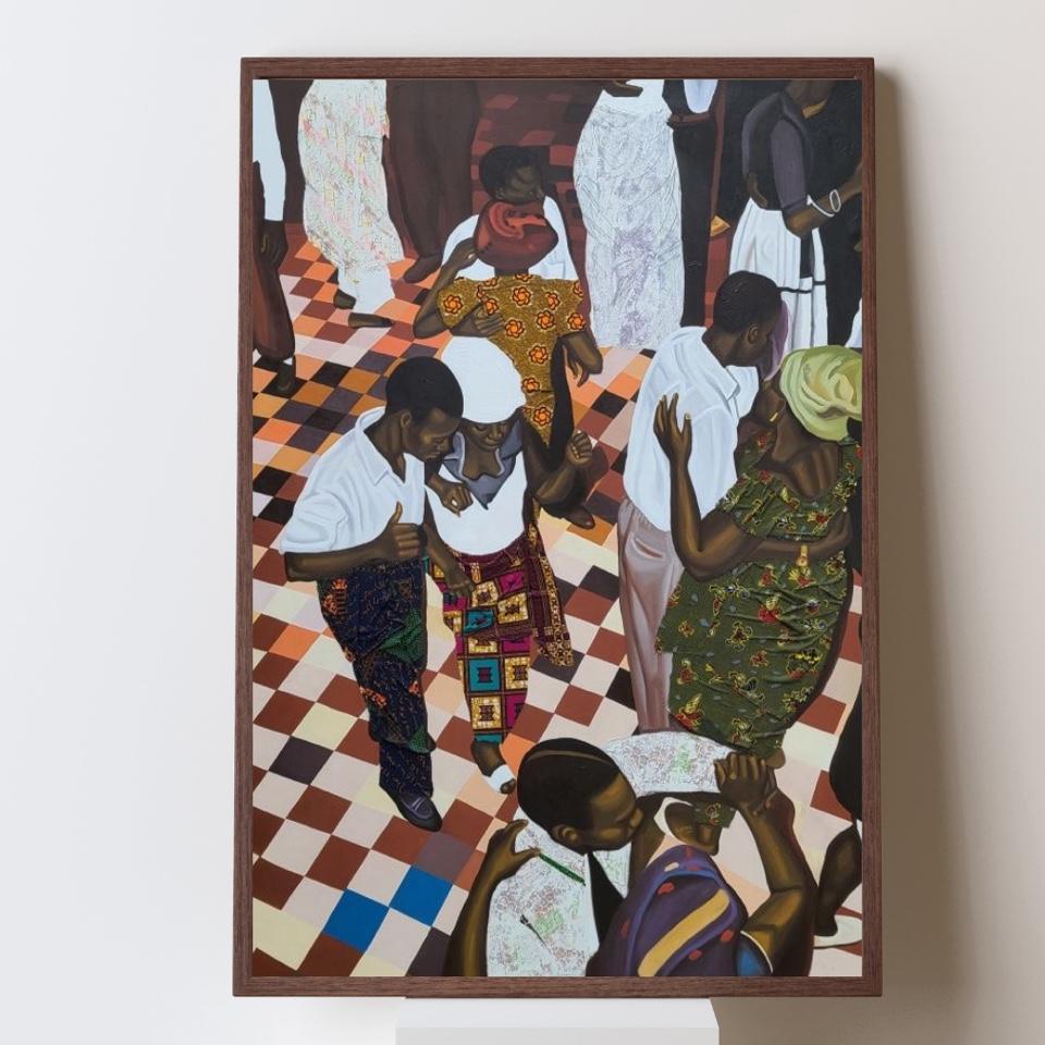 Framed African Art Print 12 0057