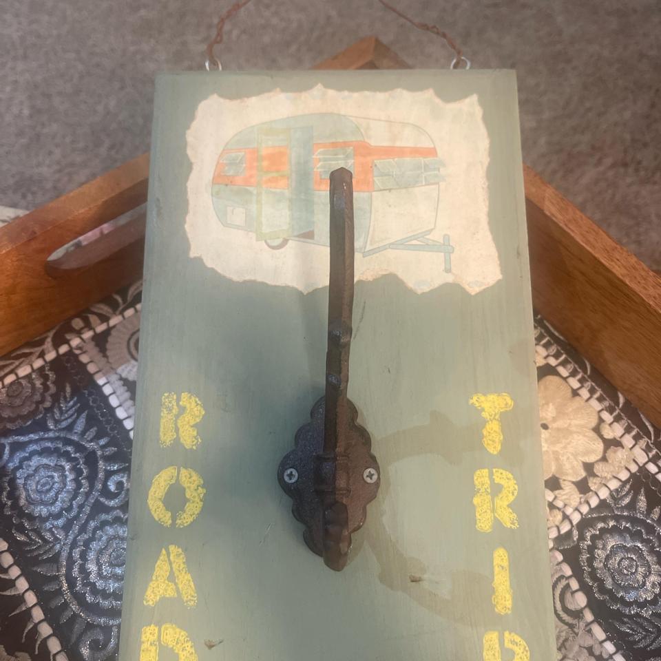 Road Trip Wood Sign With 6287