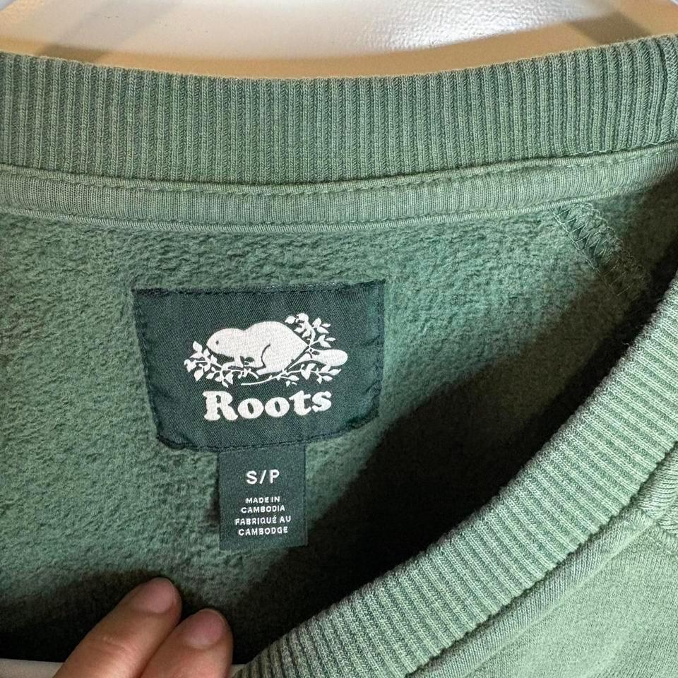 Roots Green Crewneck Sweatshirt Size 39b6 4