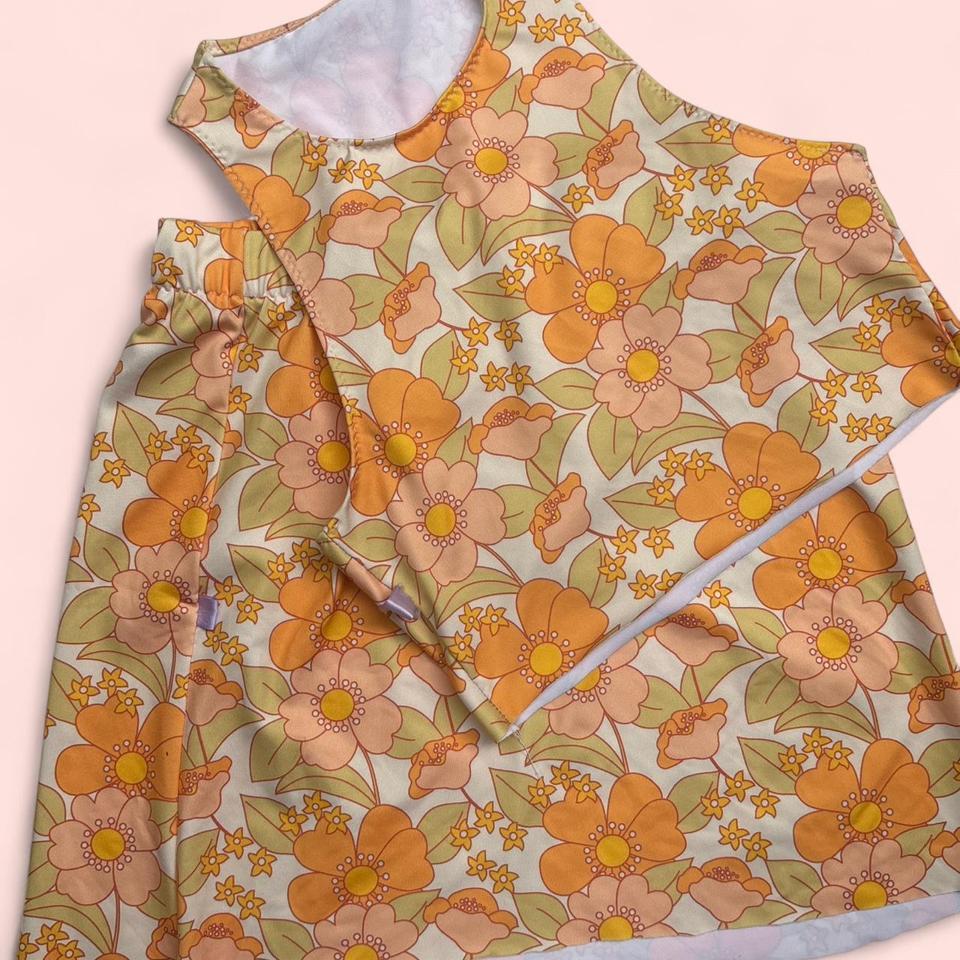 Handmade 70s Floral Two Piece 2