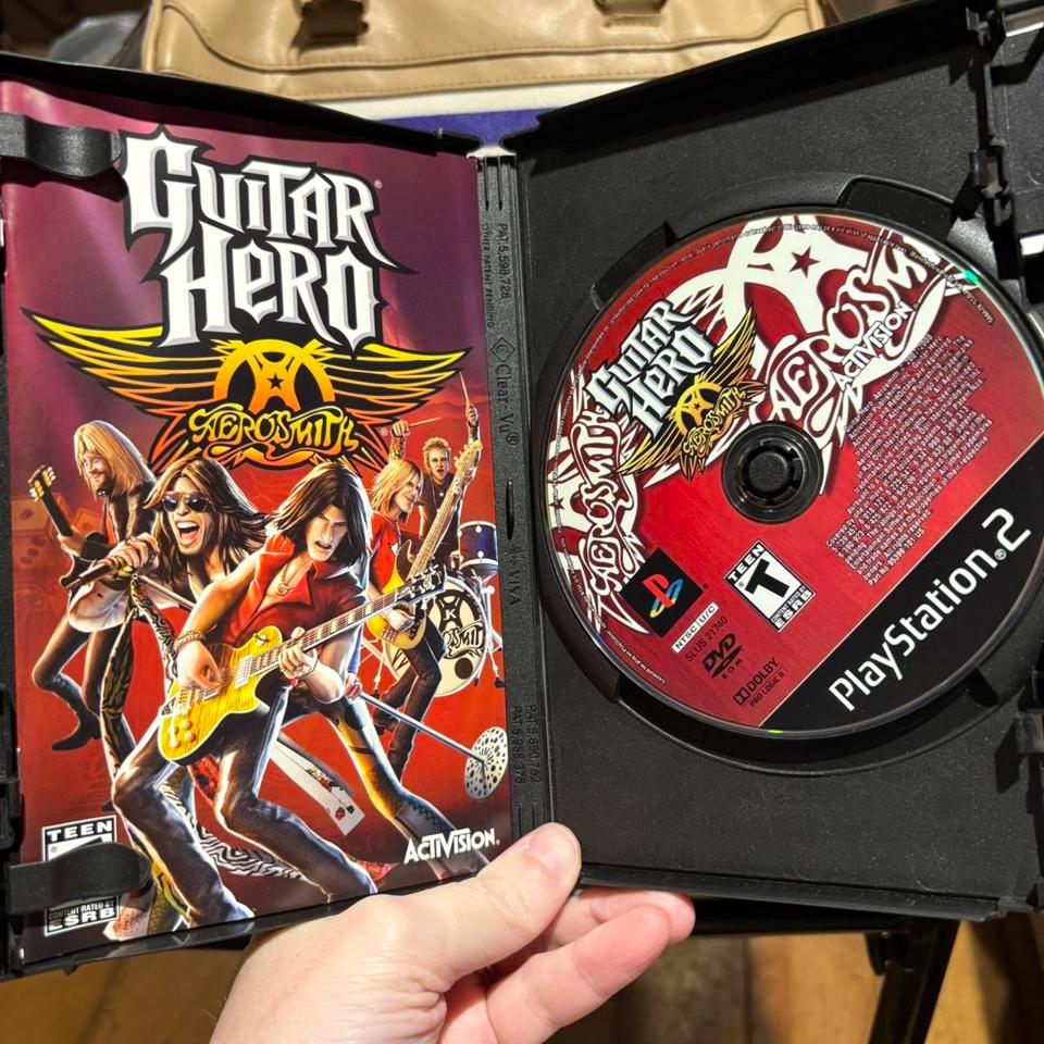 Guitar Hero Aerosmith Ps2 Game 8808 3