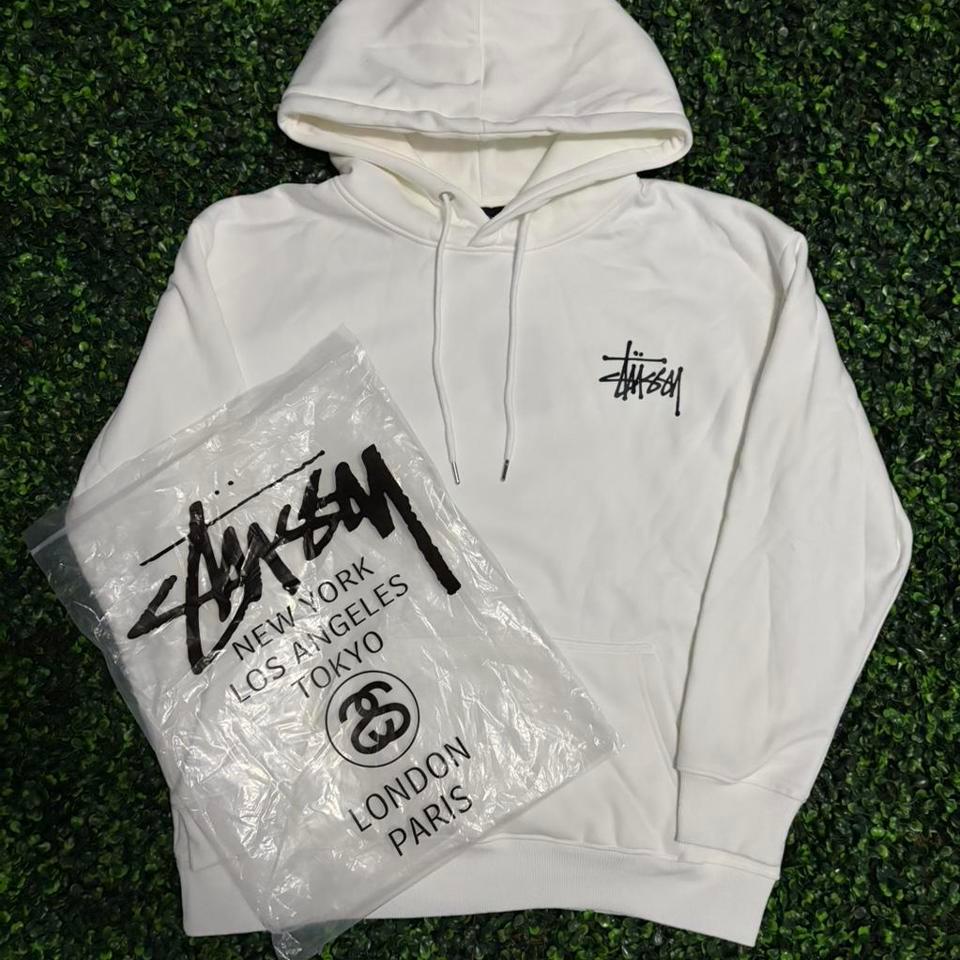 Stussy Basic Hoodie White Stussy 2c9d 3