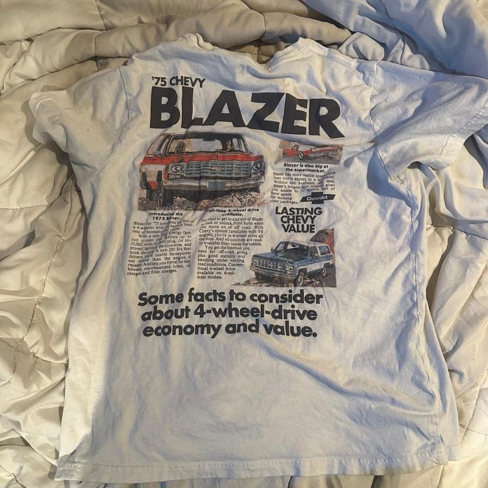 Old Navy Blue Vintage Chevy 12a0 2