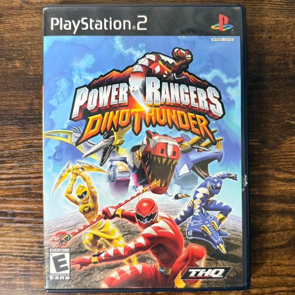 Power Rangers Dinothunder Ps2 Gamecase