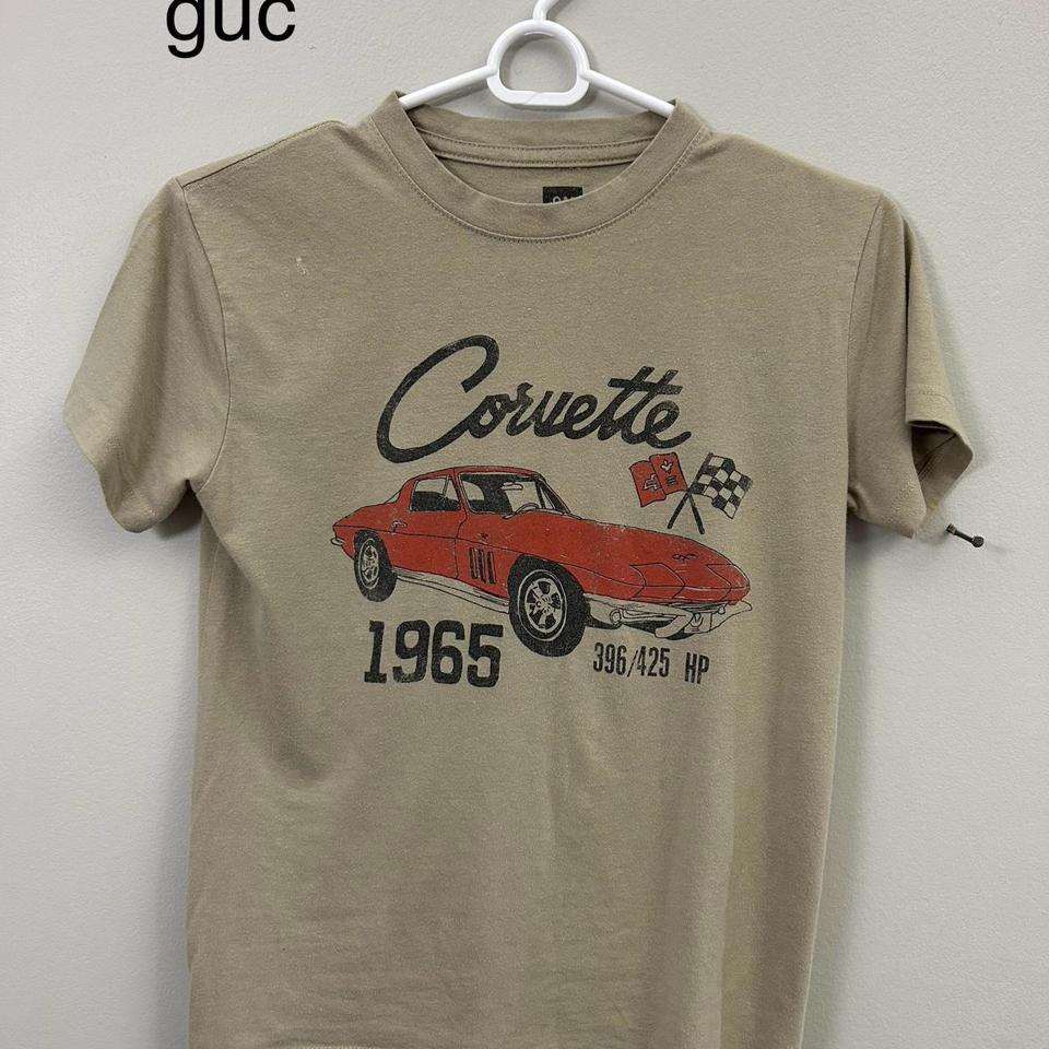 Tan Corvette 1965 Graphic Tee