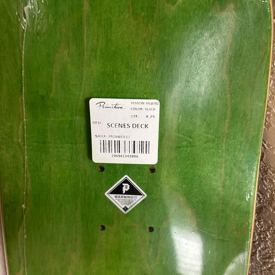 Primitive Skateboards Black Skateboard Deck 4fa1 4