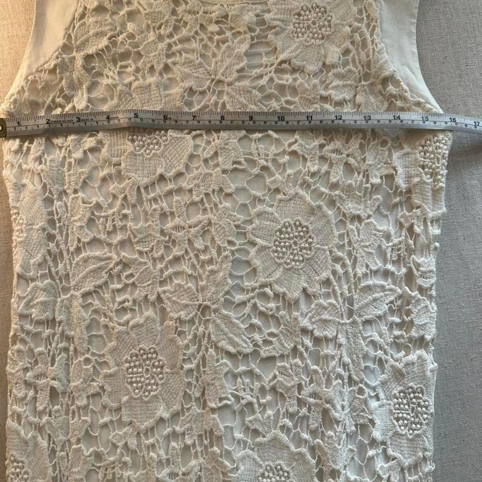 White Lace Dress With Crochet 33d6 7