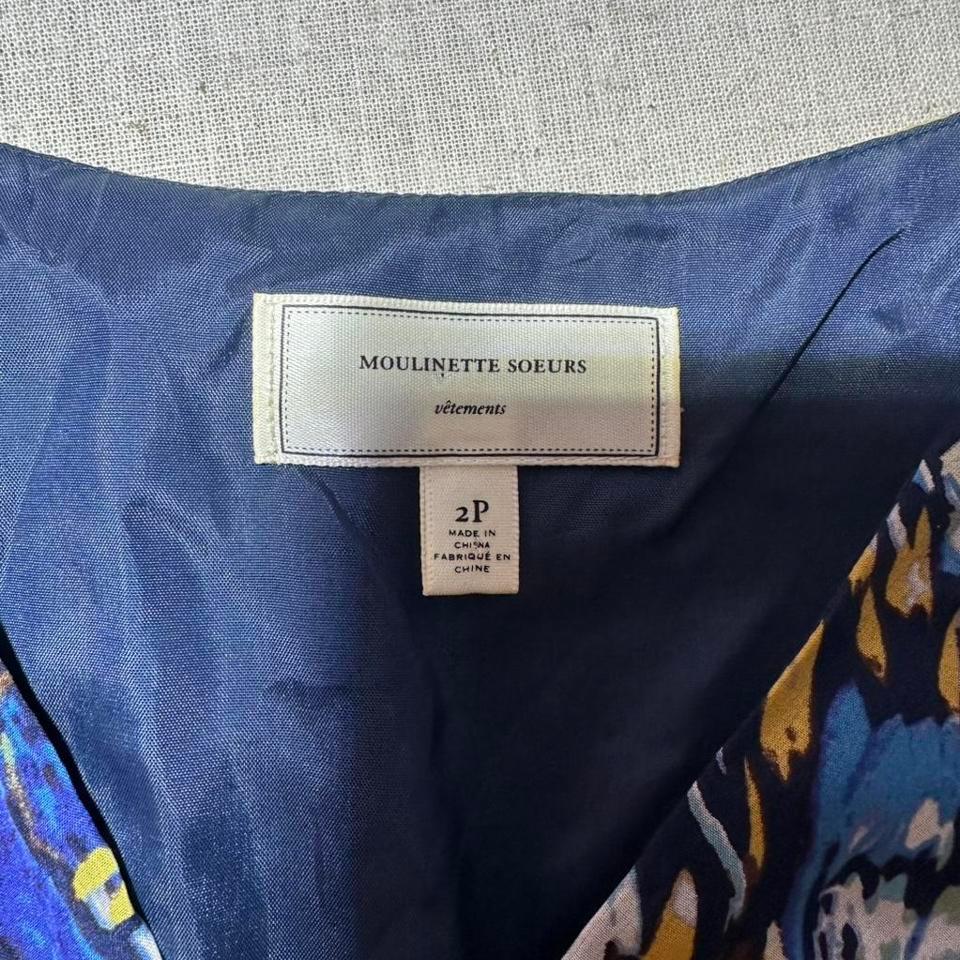 Moulinette Soeurs Anthropologie Blue Silk D841 3