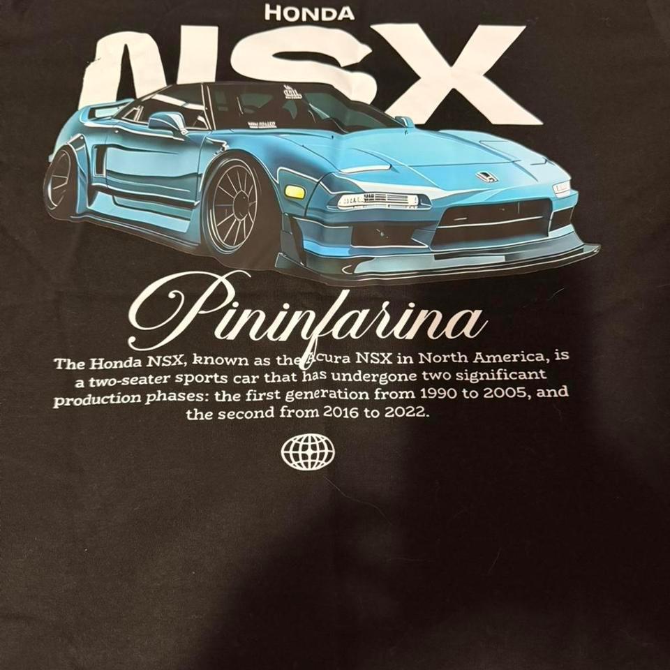 Mens Honda Nsx Black T Shirt De5a 2