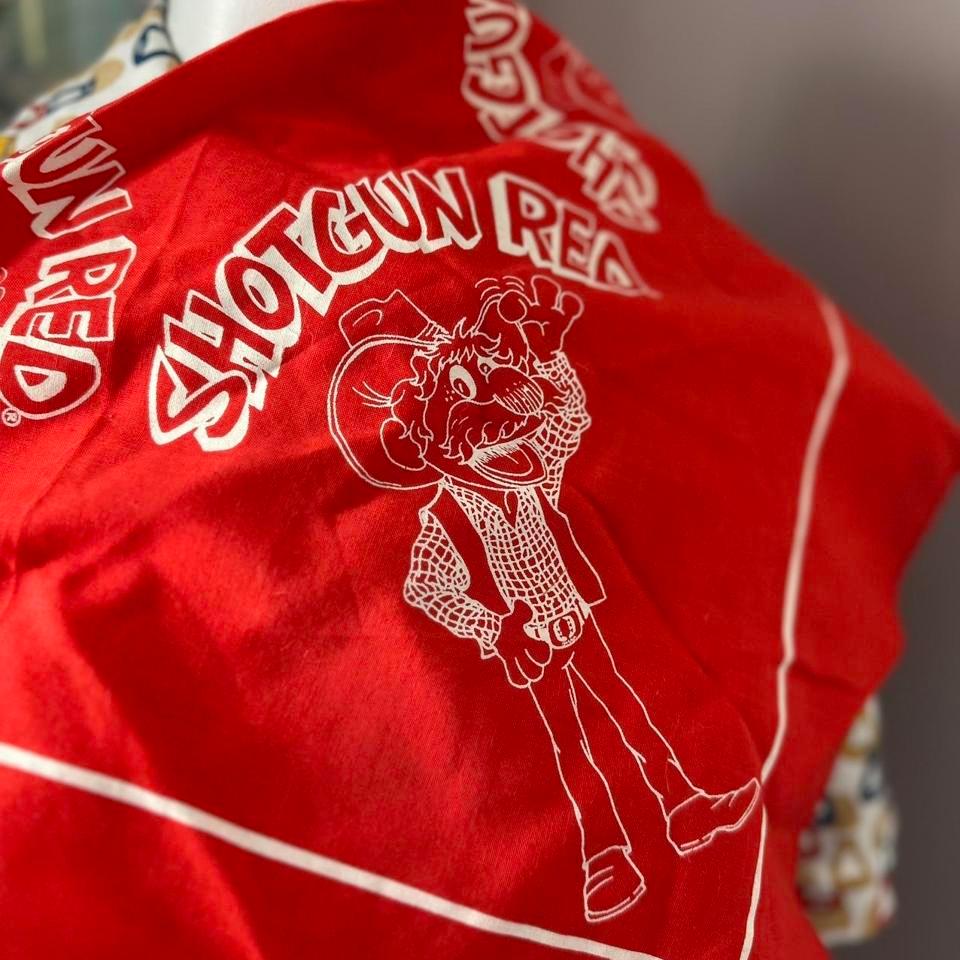 Shotgun Red Vintage Bandana Red 5