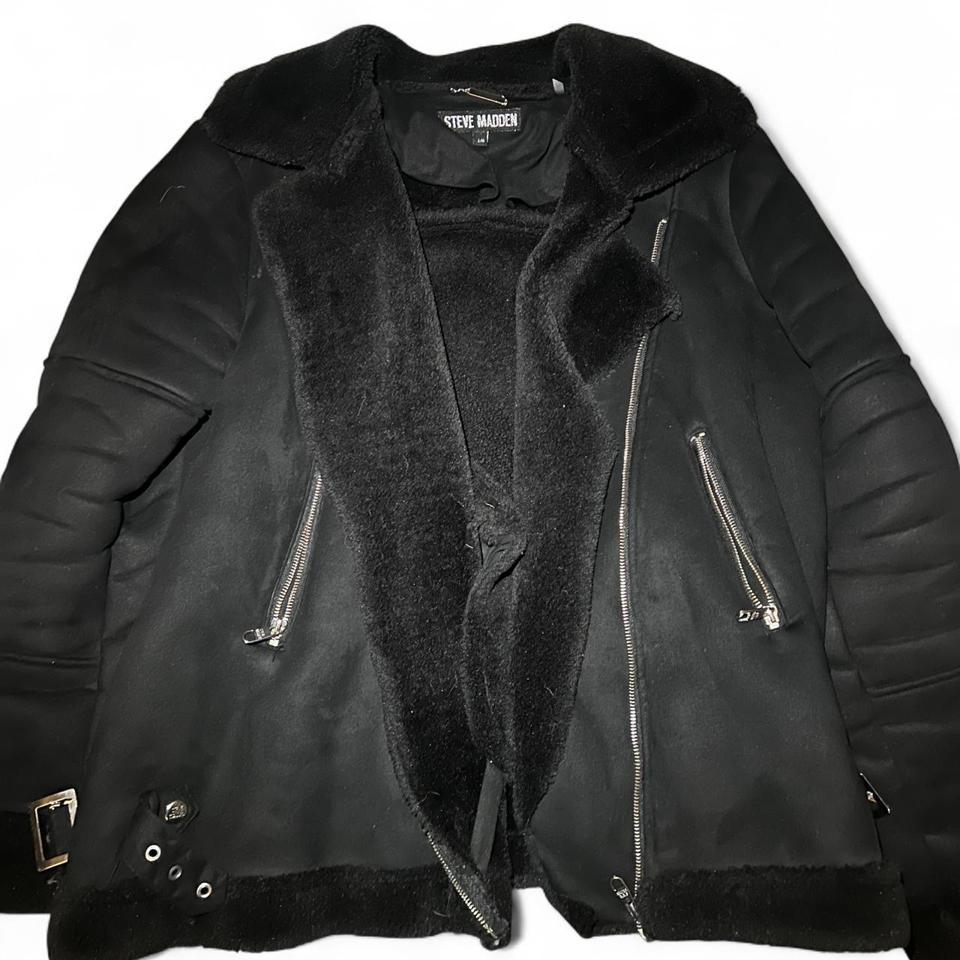 Black Steve Madden Faux Jacket
