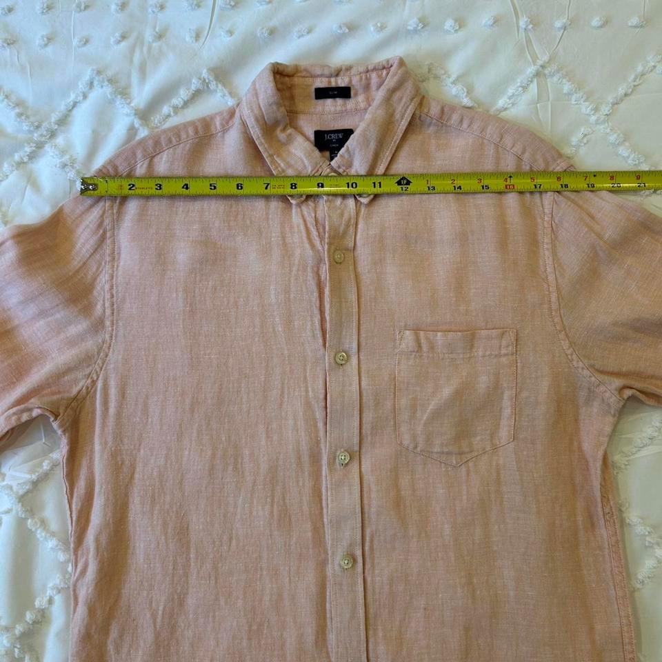 Jcrew Light Rose Linen Button F1df 2