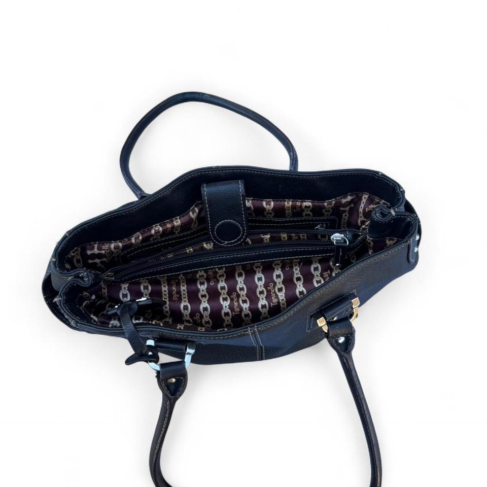 Black Leather Shoulder Bag 34da 3