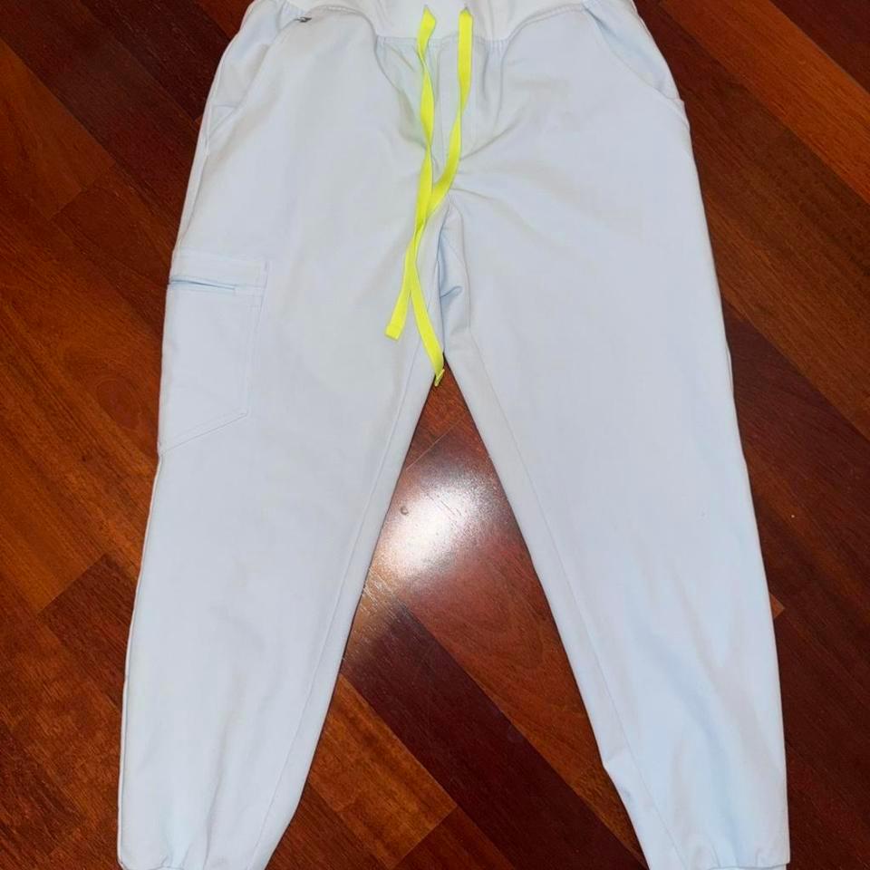 Figs Light Blue Scrub Pants C36f