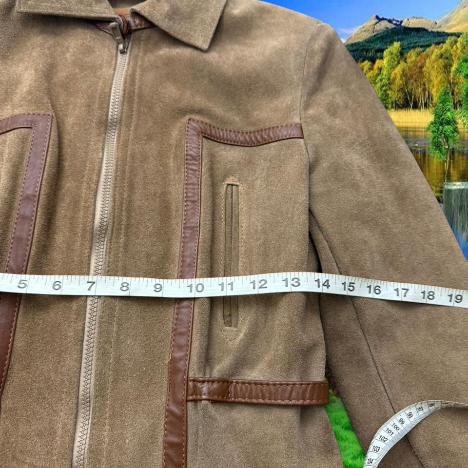 Brown Heavyweight Suede Leather Jacket 8ccd 3