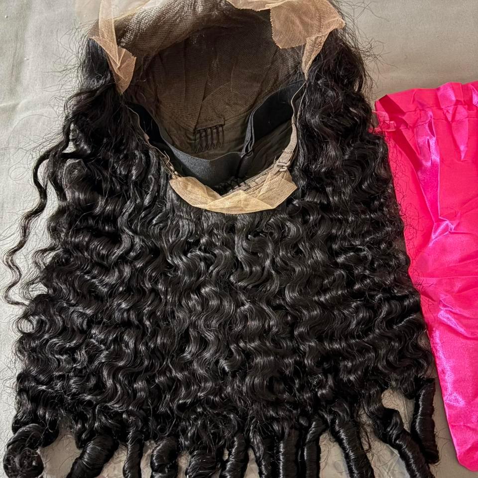 Black Burmese Curly Lace Front 093c 2