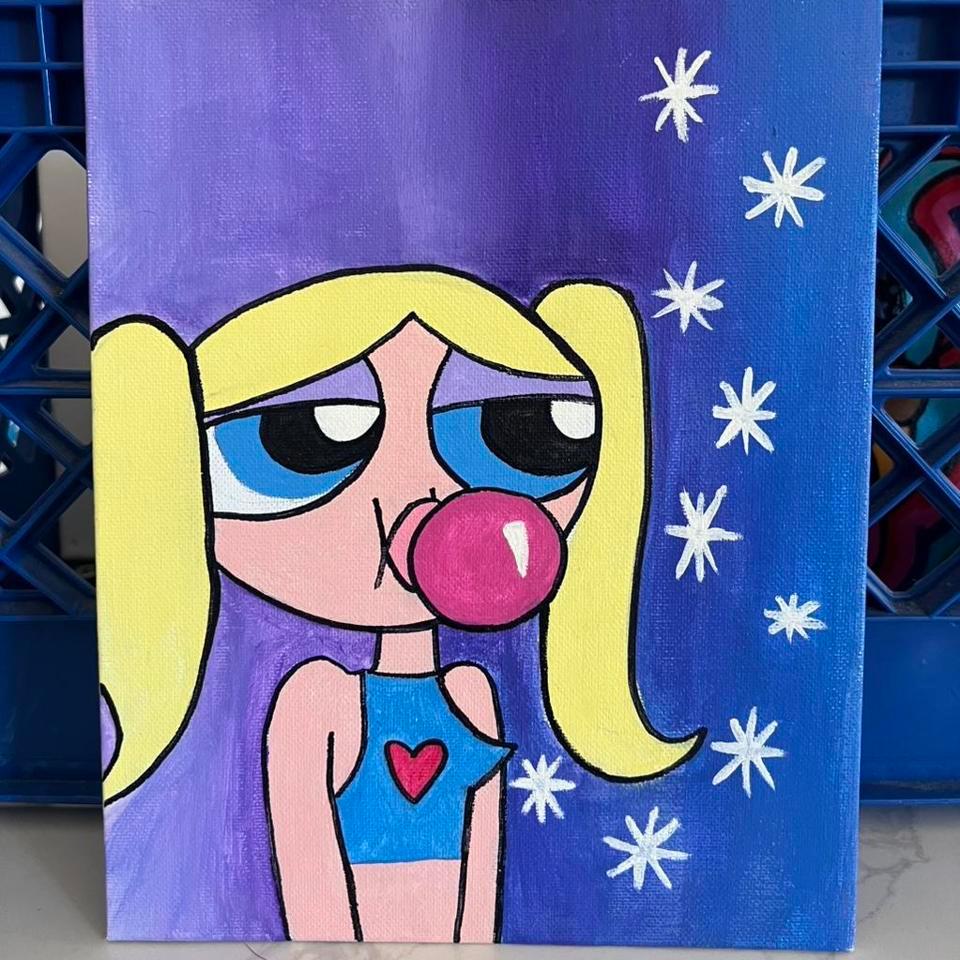 Hand Painted Acrylic Painting 8x10 A23b