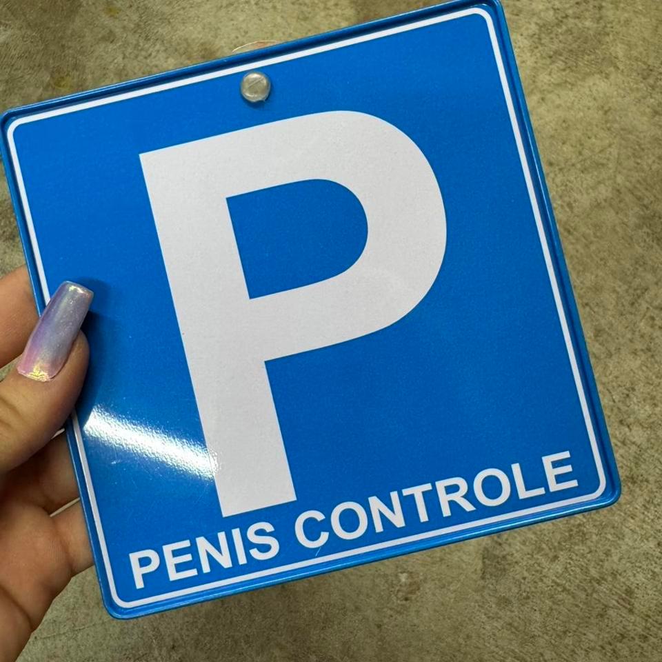 Funny Metal Signs With Suction 5edd 2