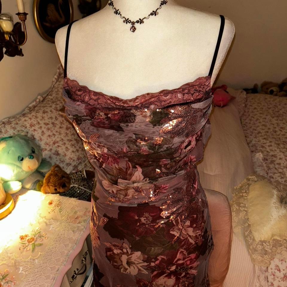 Katia Rae Burgundy Floral Maxi E975 4