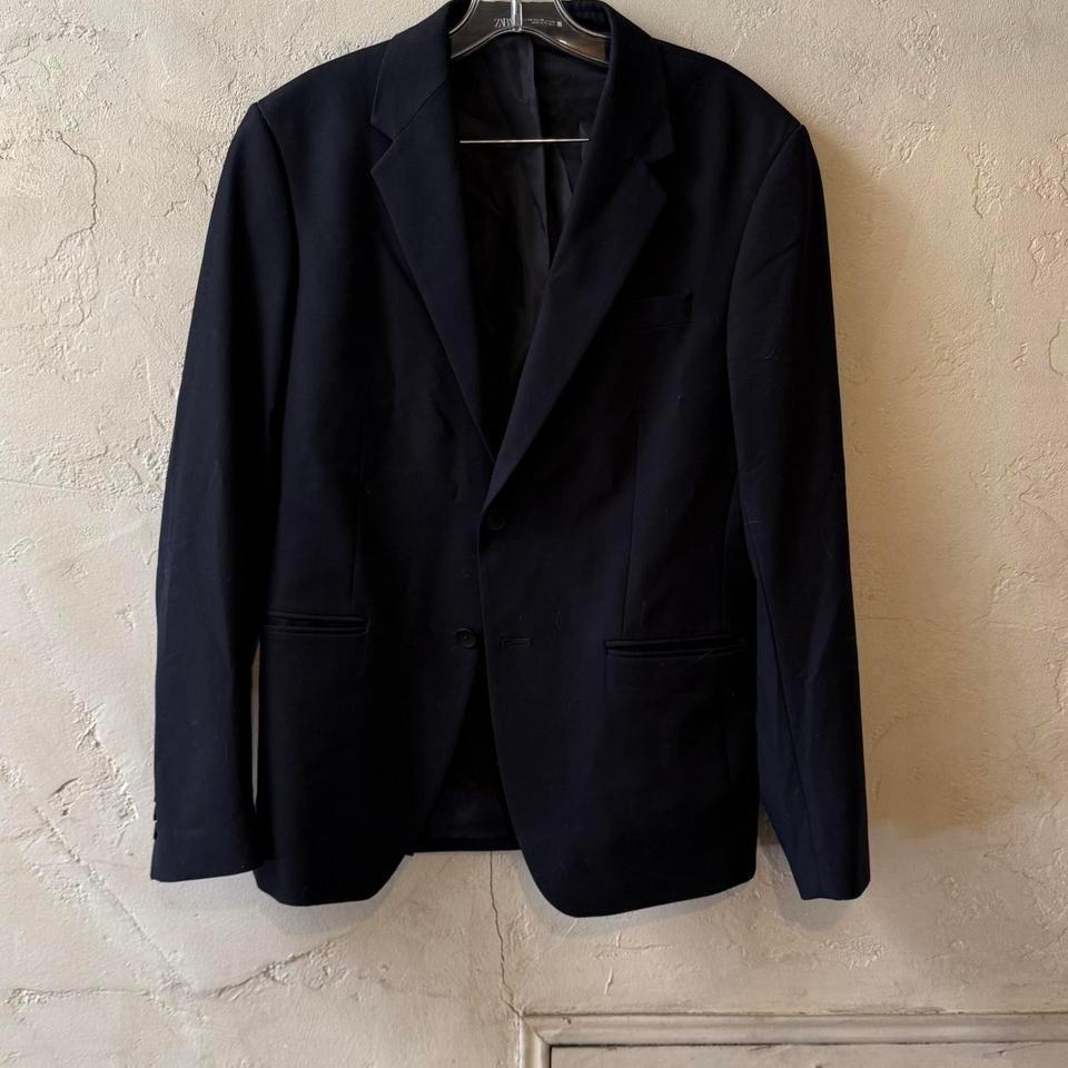 Navy Blue Zara Slim Fit