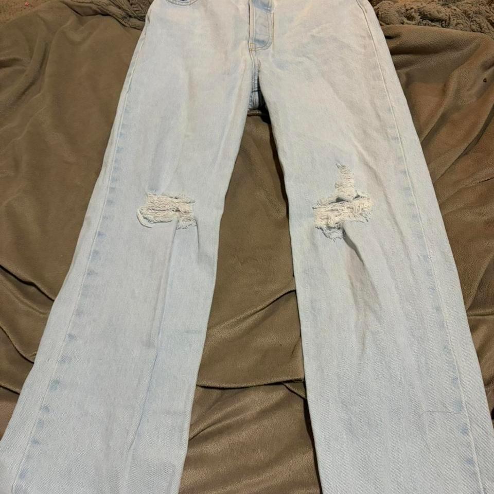 Levis Light Wash Straight Leg 55ef 6