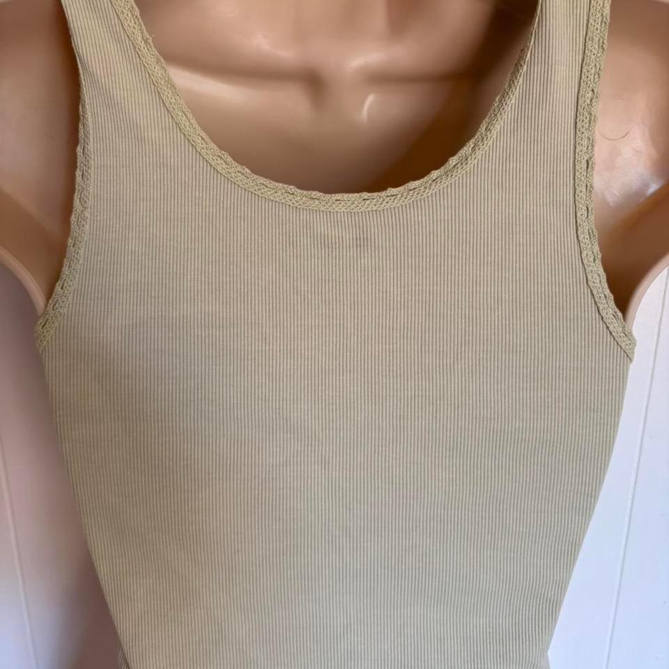 Yellow Cream Tank Top 64d7 3