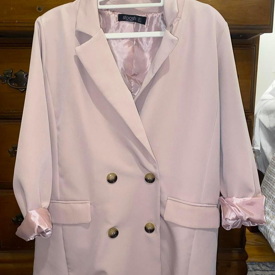 Pink Blazer With Satin Cuffs E1a0