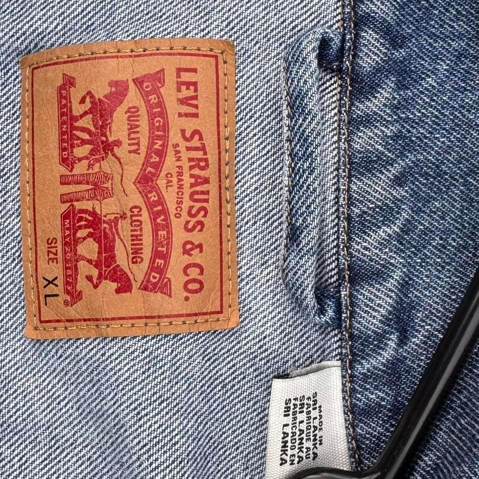 Levis Blue Denim Jacket Size 60bd 3