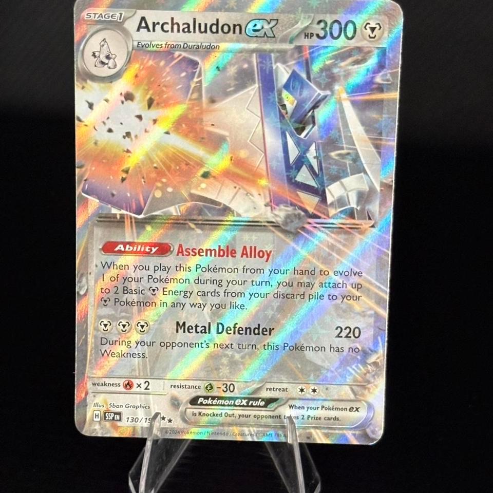 Archaludon Ex 130111 Holo Rare 30c0