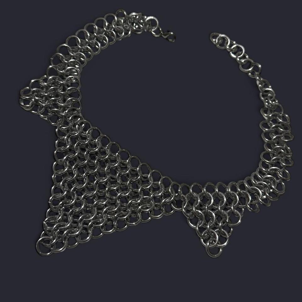 Chainmaille Choker Necklace Handmade By B455