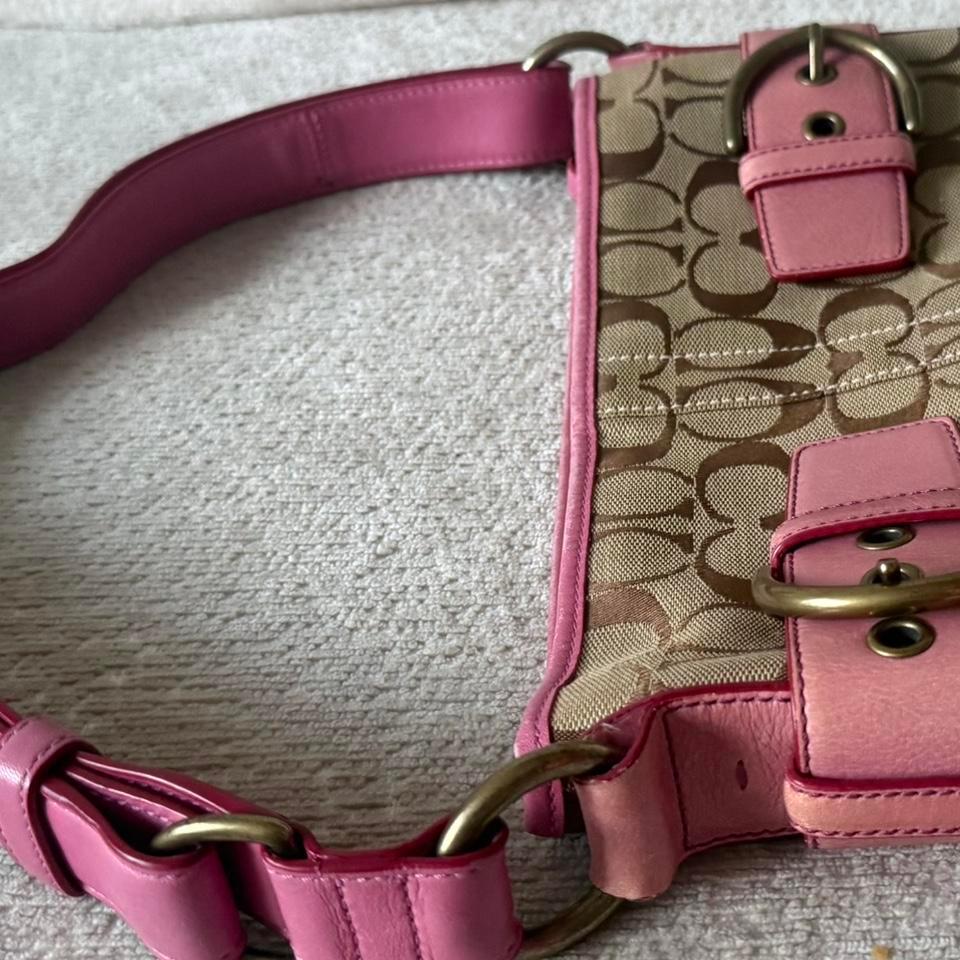 Coach Vintage Pink Brown Hampton 717a 2