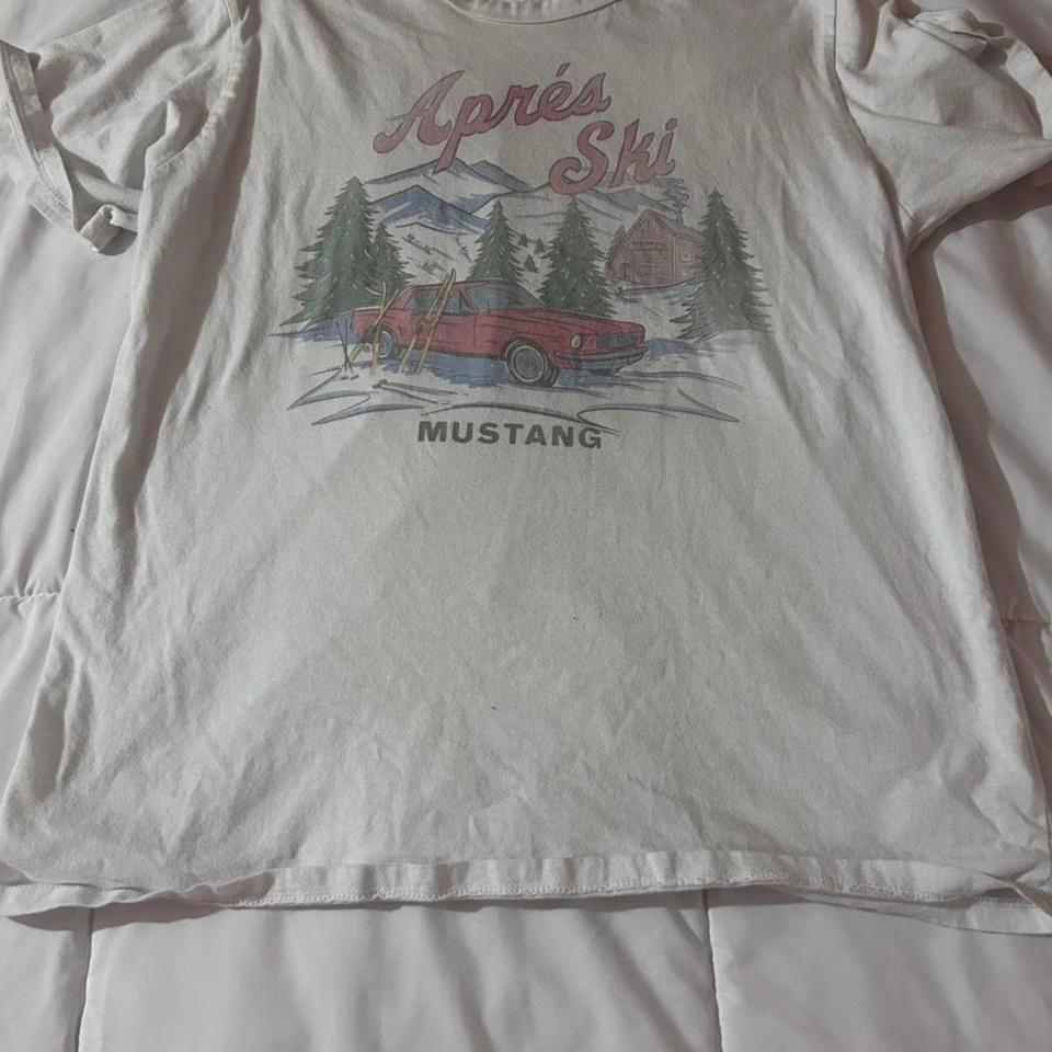 Mustang White Cotton T Shirt Mustang 07fa
