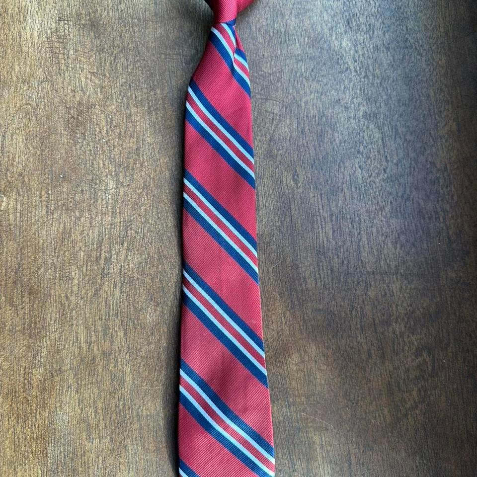 Red And Blue Striped Clip B263