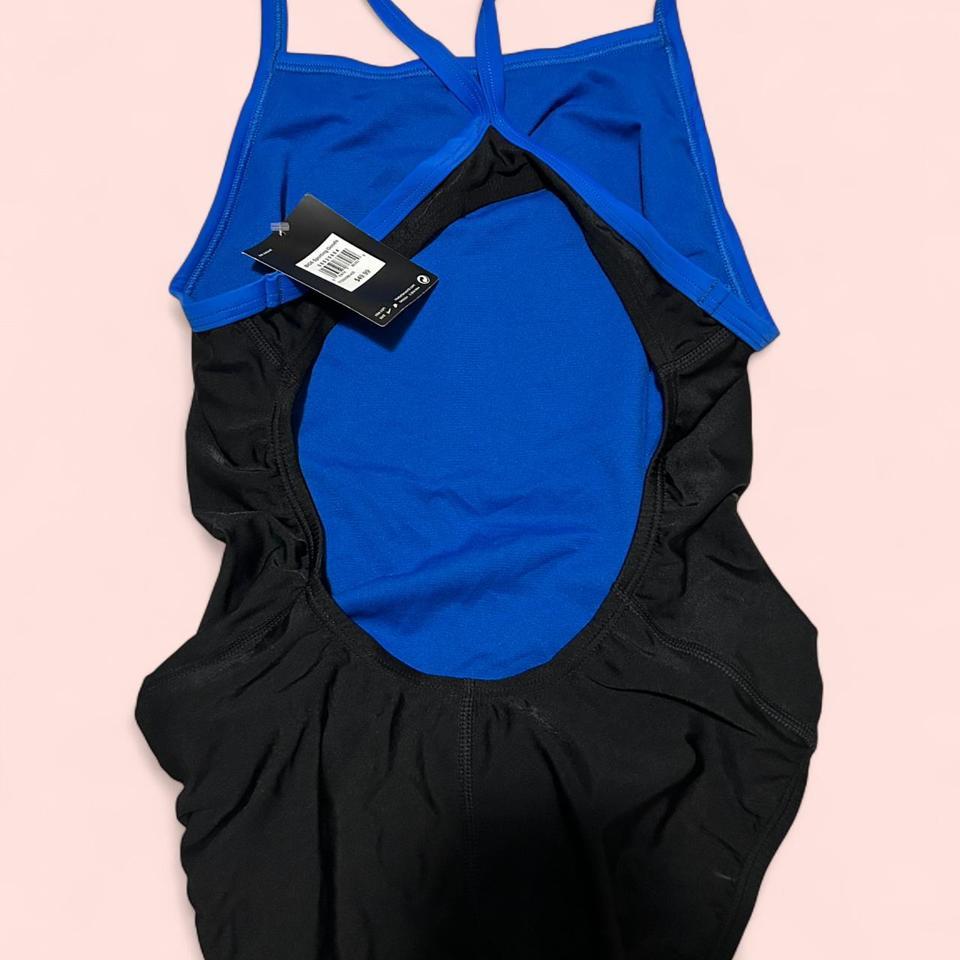 Black Nike Swimsuit With Blue 3