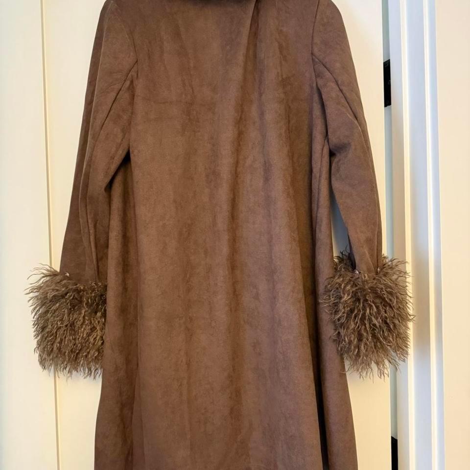 Nwot Medium Shein Brown Faux 8b84 3