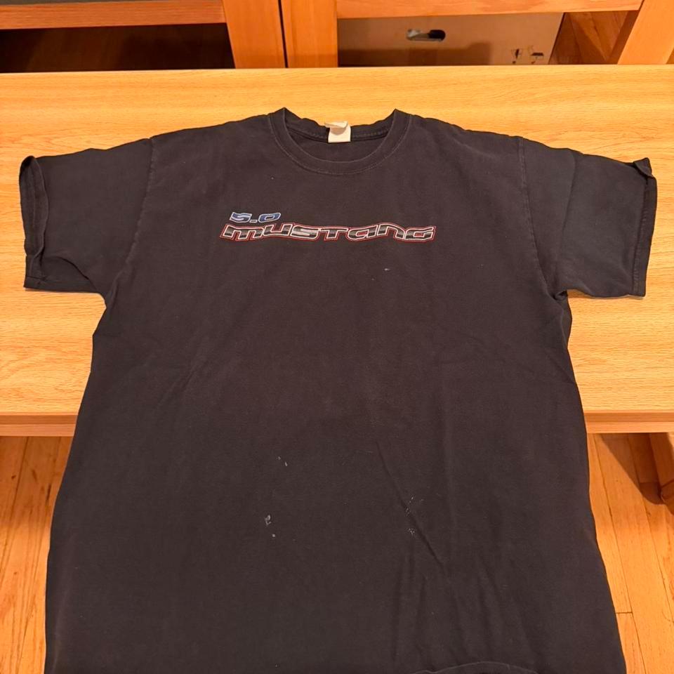 Ford Mustang Black T Shirt Size Dfe1 2