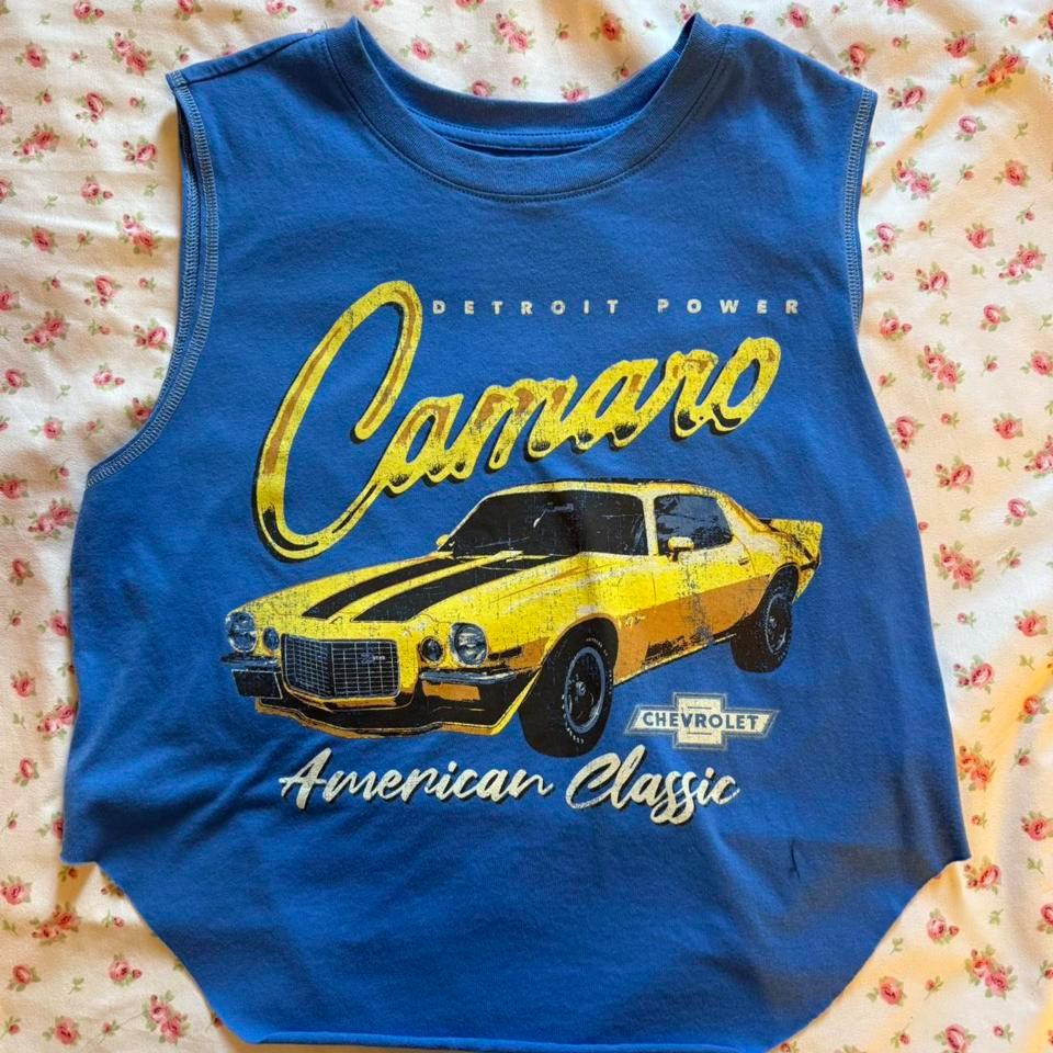 Chevrolet Camaro Blue Tank Top Ce5f