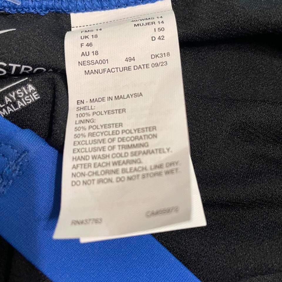 Nike Blue Swimsuit Size 14 8a7b 6