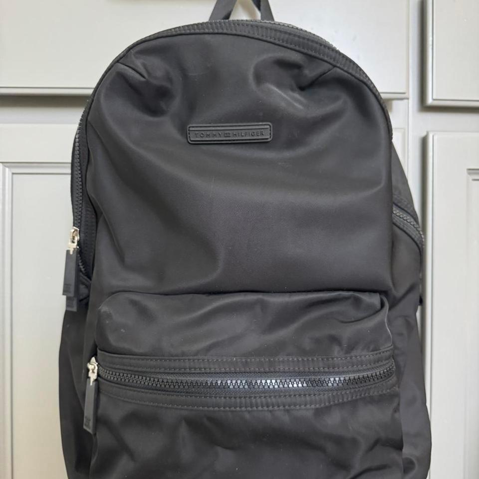 Tommy Hilfiger Black Backpack Preppy 7e7e