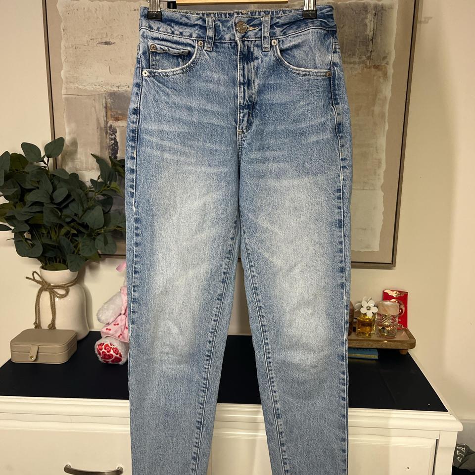 Garage High Waisted Blue Denim Jeans F4e4