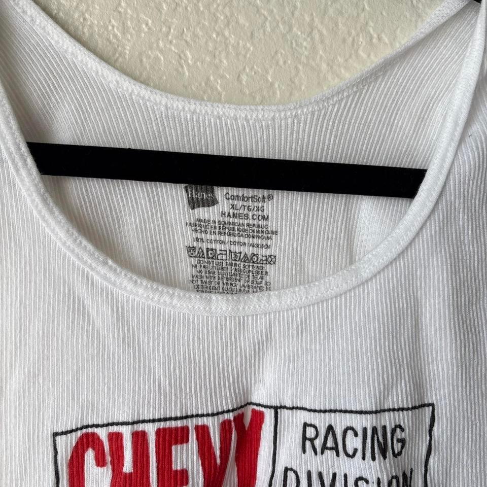 White Red Vintage Chevy 6054 2