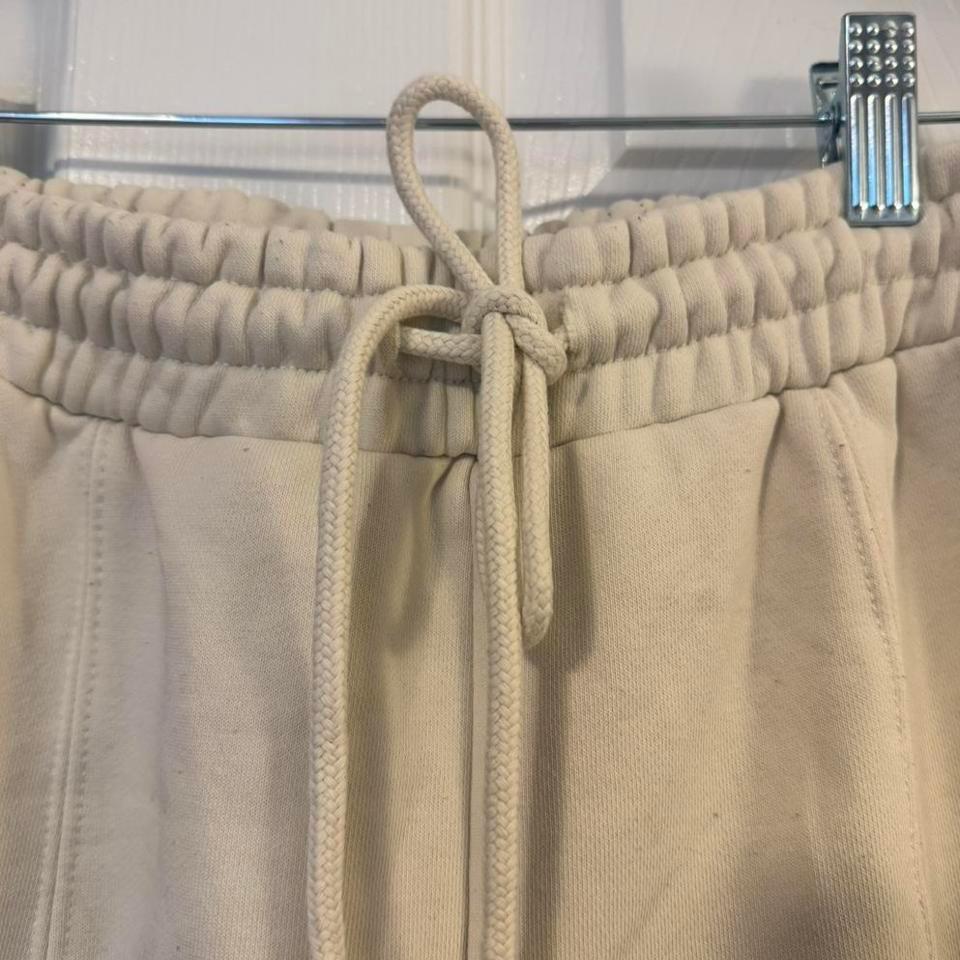 Zara Cream Wide Leg Sweatpants 2704 2
