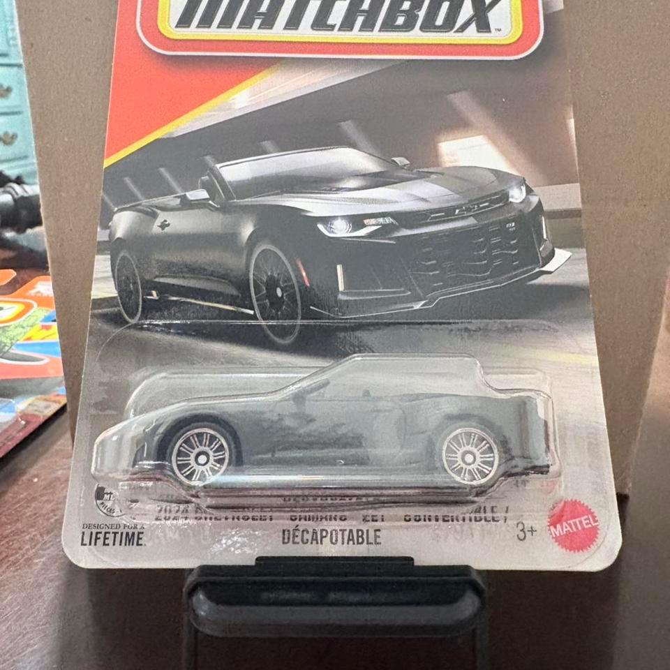 Matchbox Black Chevrolet Camaro Convertible 2220
