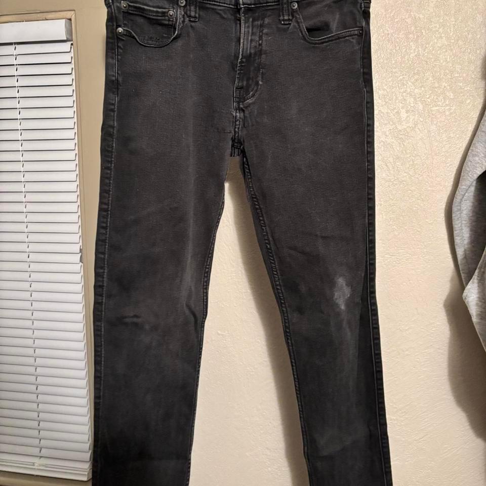 Black Slim Straight Hollister Jeans