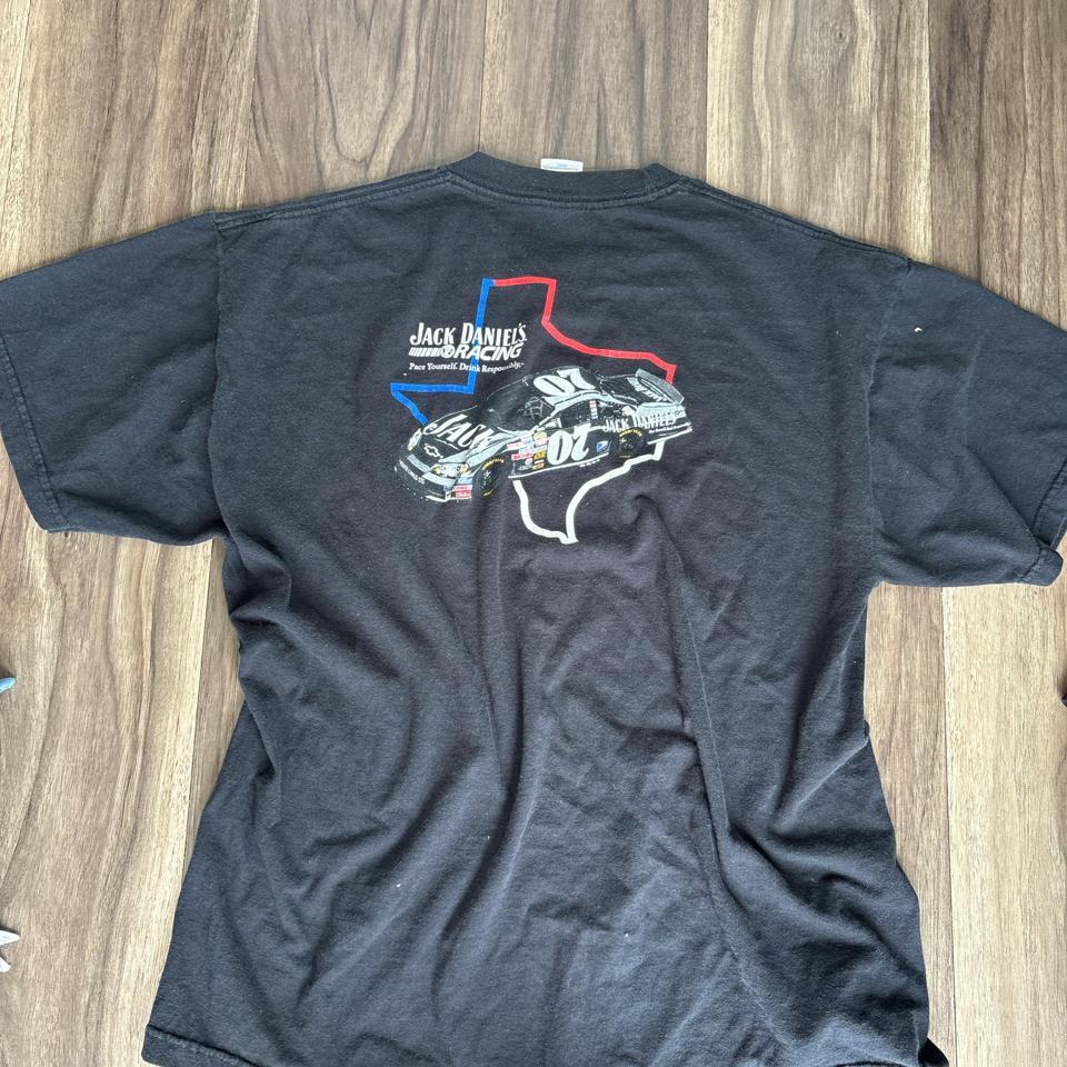 Nascar Black Cotton T Shirt Racing 3541