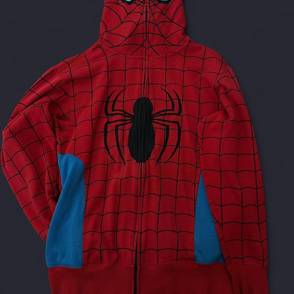 Red Spider Man Zip Up Hoodie With 1b2f
