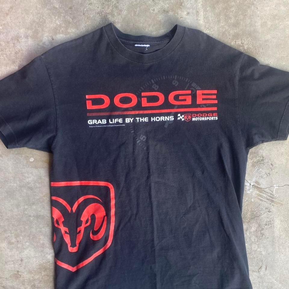 Vintage Black And Red Dodge