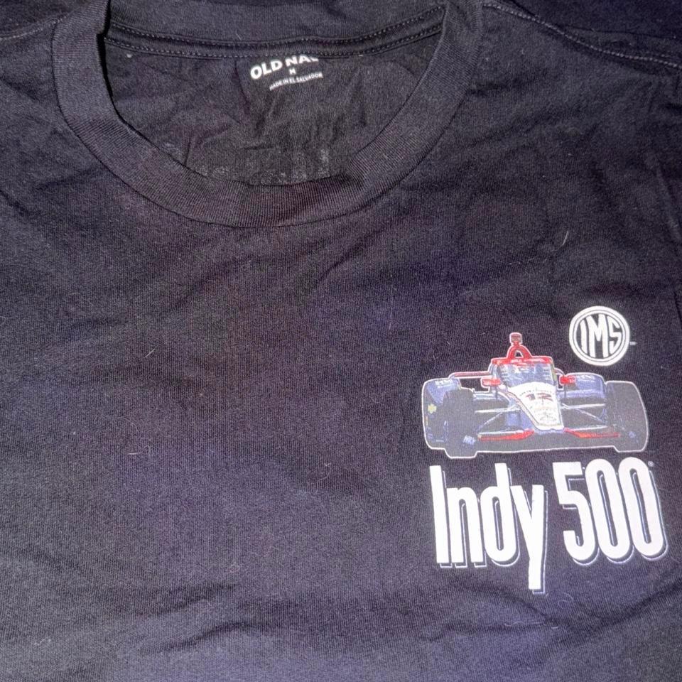 Indy 500 Black T Shirt Size Df16 2