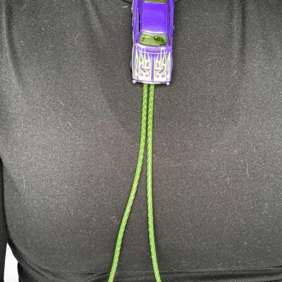 Upcycled Car Bolo Tie Made 7597 2